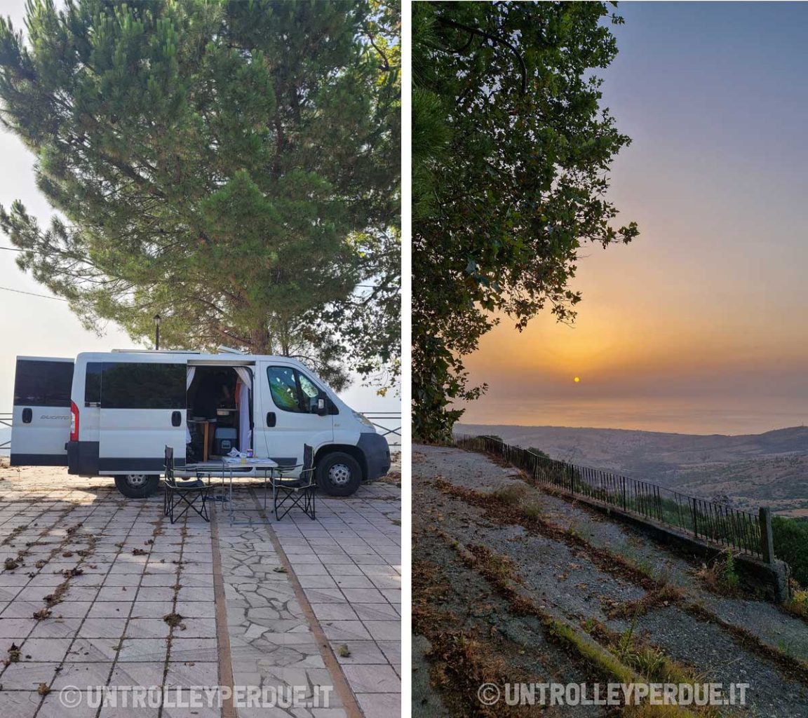 calabria in camper