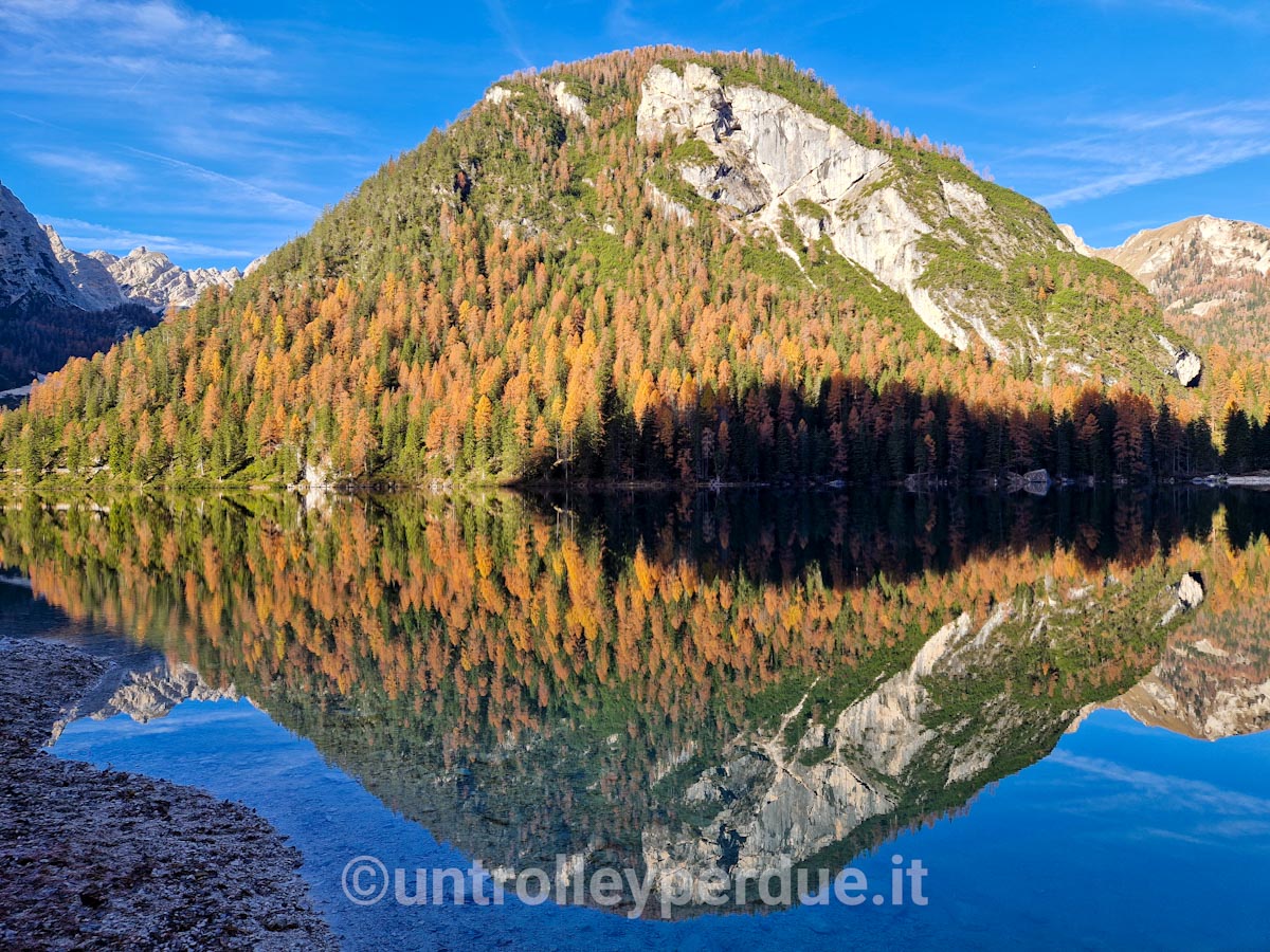 foliage lago di braies