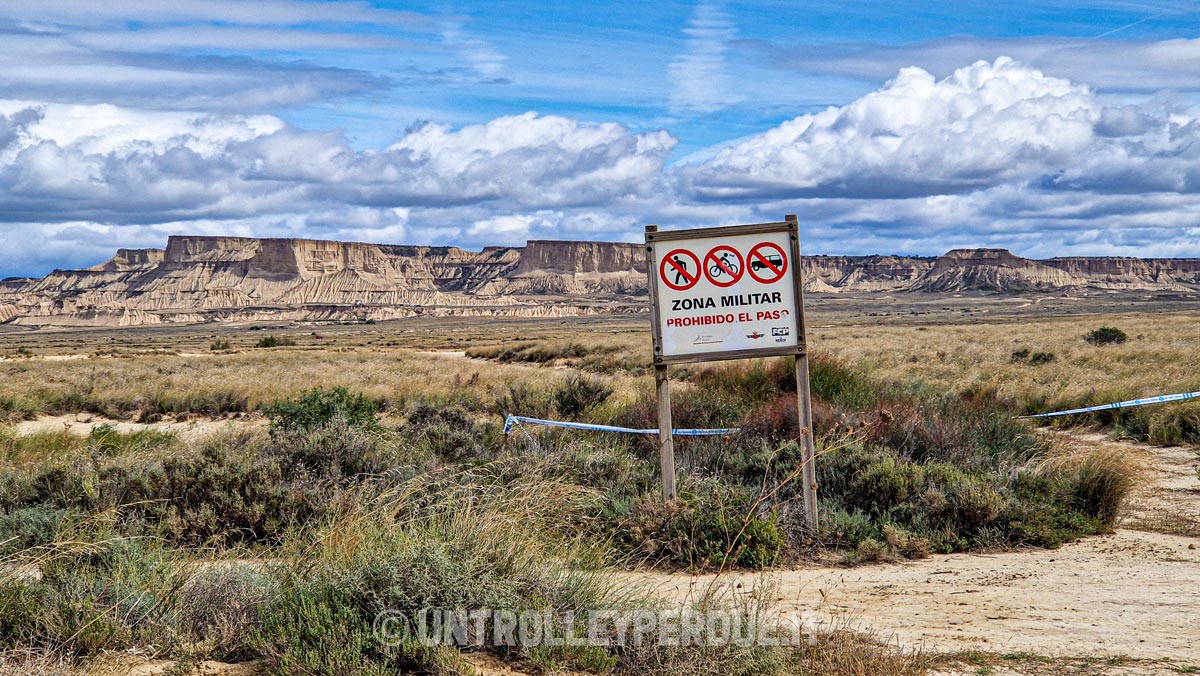 bardenas reales zona militare