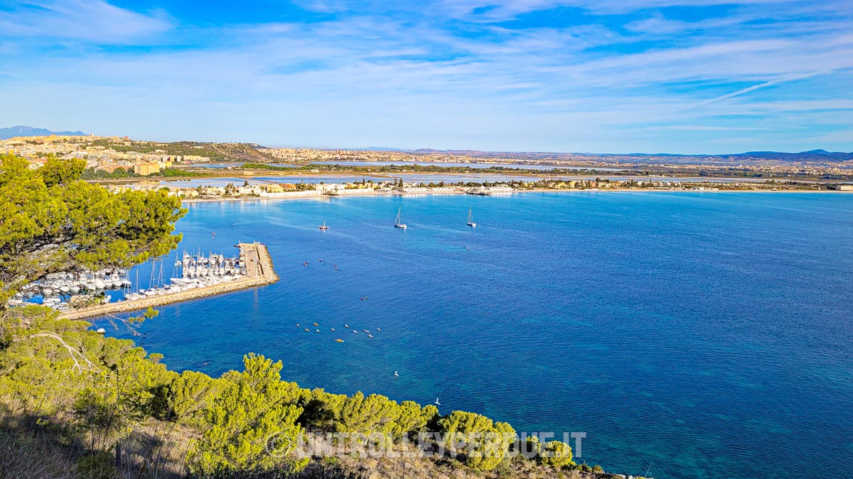 panorama spiaggia poetto cagliari