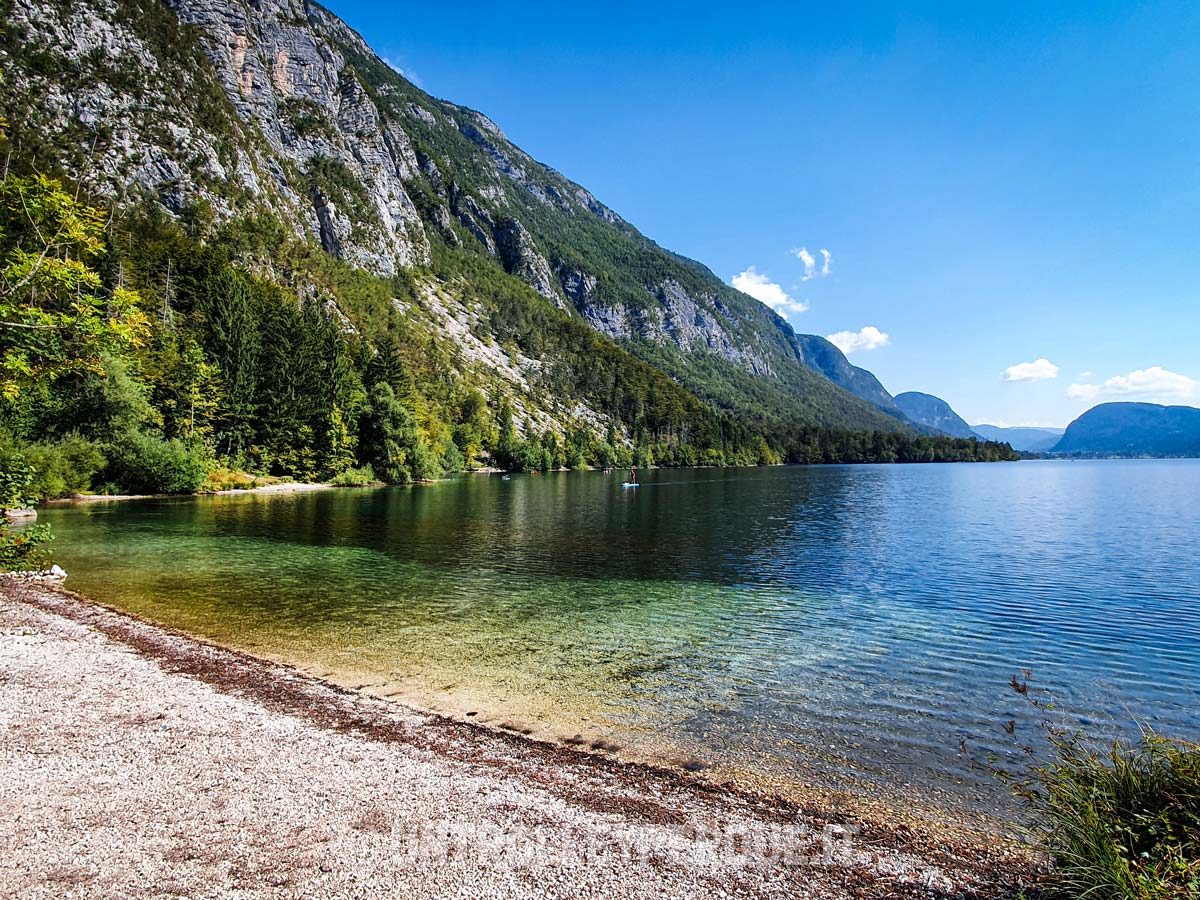 lago di bohinj si può nuotare
