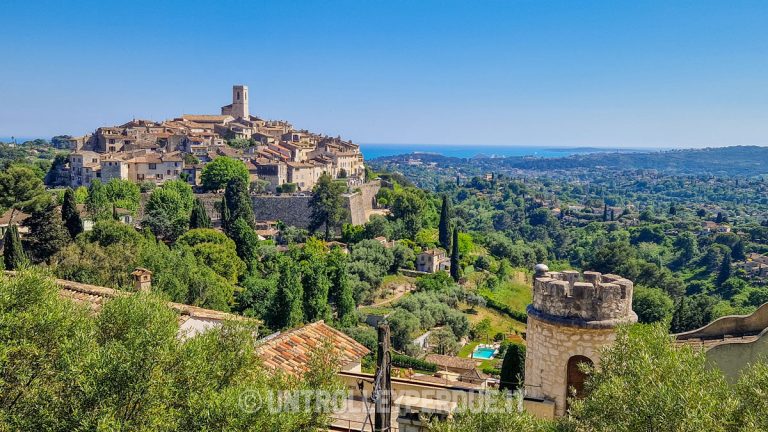 panorama di saint paul de vence
