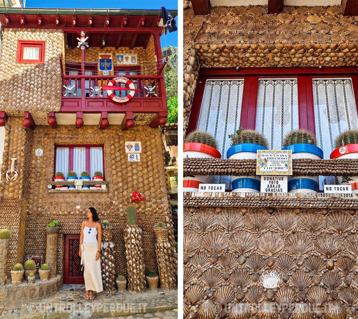casa de las conchas tazones