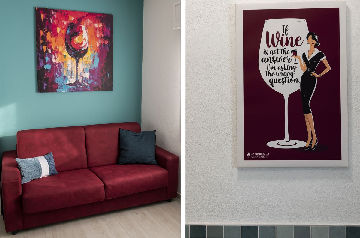 lambrusco apartment modena