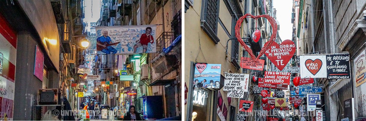 itinerario a piedi per Napoli