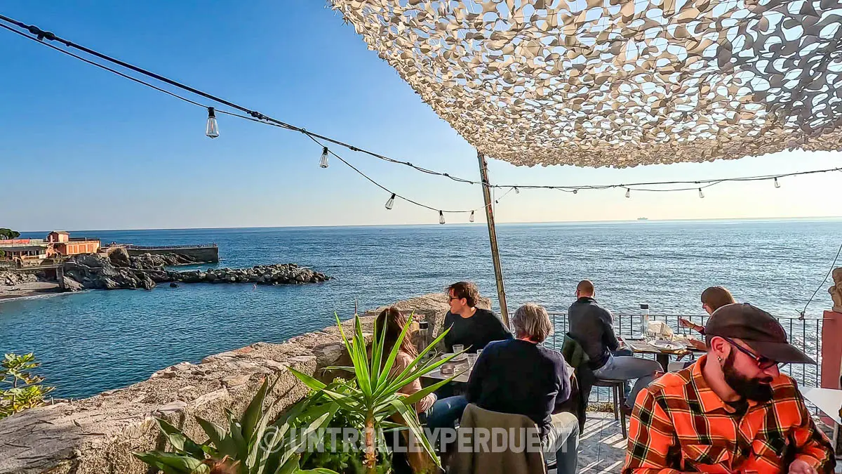 terrazza sul mare quinto al mare