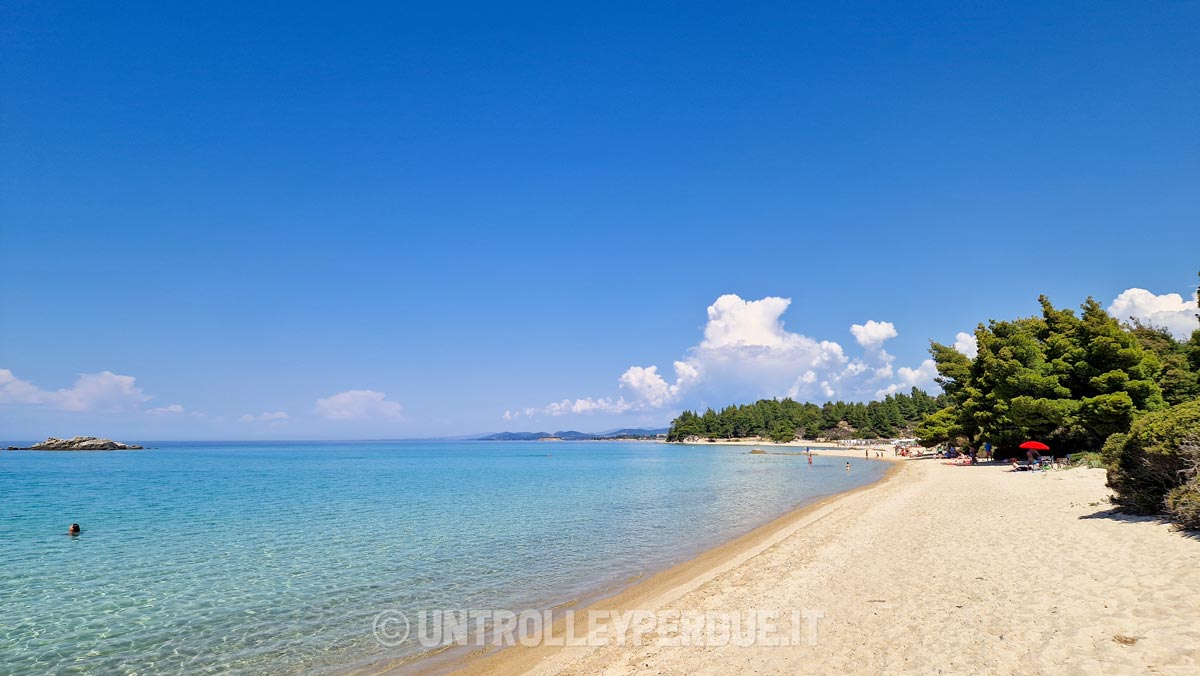 spiagge della penisola calcidica