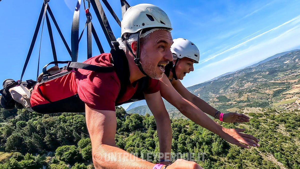 cilento in volo zipline