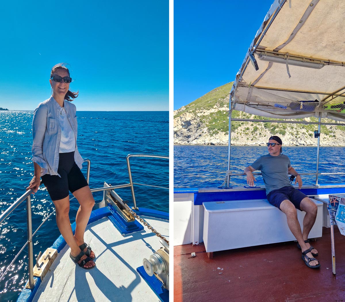 giro in barca all'isola d'elba